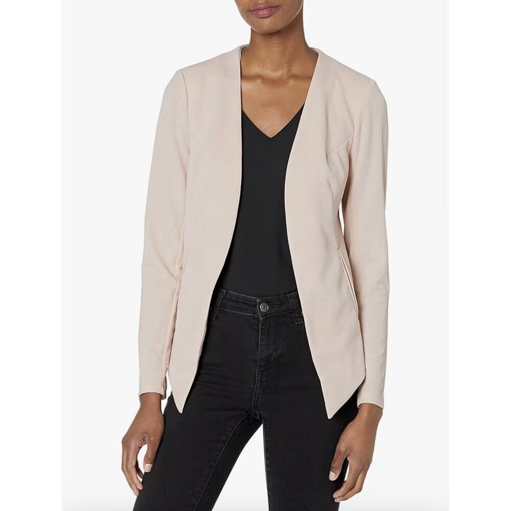 BCBGeneration Women’s Tuxedo Blazer Rose Smoke Pink Small